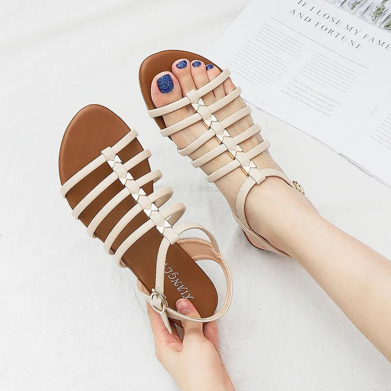 Flat shoes for women sandals Female Beach shoes Bohemia shoes