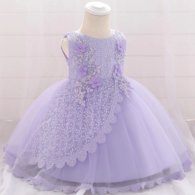 Toddler Birthday Dress For Baby Girl Clothes Lace Princess Dress Flower Girls