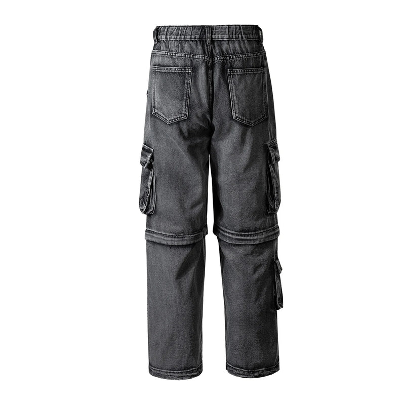 Jeans Men Loose Cargo Denim Pants Men Streetwear Tactical Pants Jeans