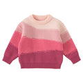 Kids Sweater Block Pullover Knitted Sweaters Tops Casual Wear Clothes Fall Winter Outfits