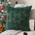 Red Christmas Decorative Pillow Covers Soft Plush Throw Pillows Pillowcases for Couch Sofa Holiday