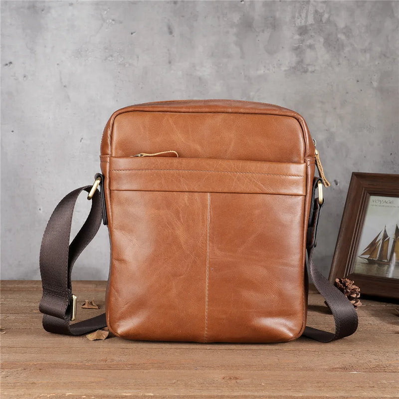 Men bag Casual Personality Leather Men's Bag Retro Messenger Bag