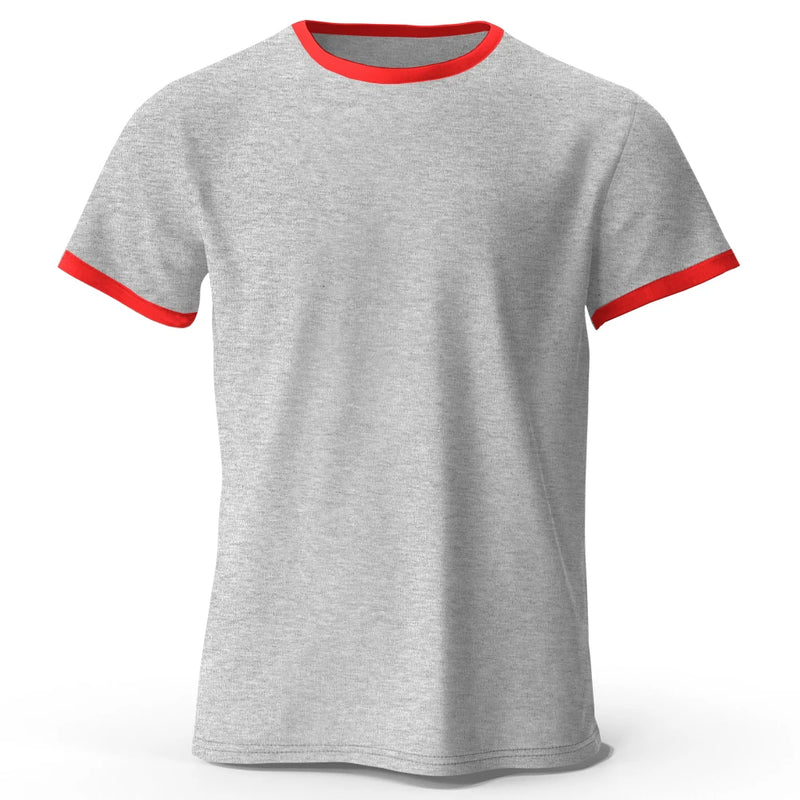 Men T-Shirt Classic Solid Tees for Men Summer Tops