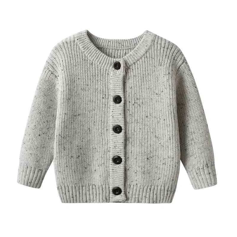 Newborns Children Cardigan Cotton Knitted Sweater Baby Boy Girl Coat Autumn Cardigan Outfit