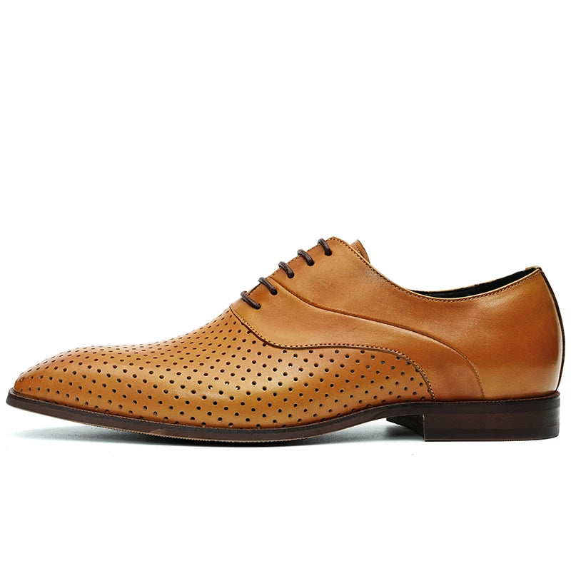 Men's Genuine Leather Spring Luxury Elegant Shoes Bride For Men