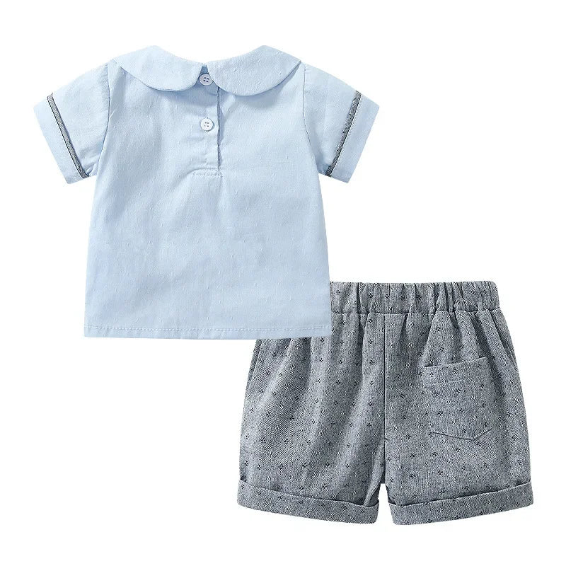 Summer Suit For Baby Boy Spanish Clothes Set Children Boutique Outfits Shorts Pant