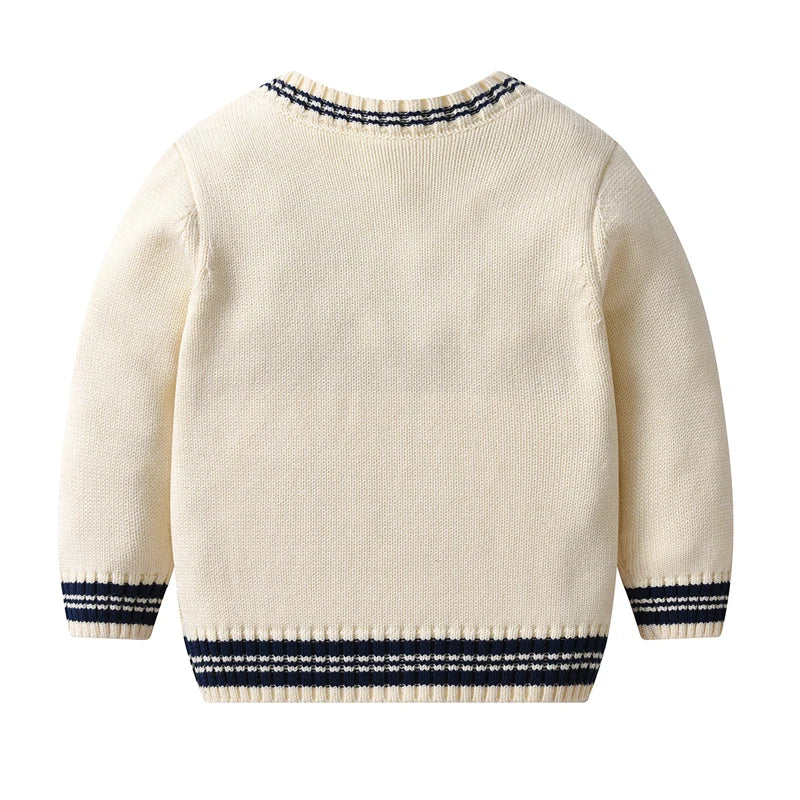 Kid Baby Boys Girls Cardigan Sweater Autumn Winter Toddler Knit Clothes