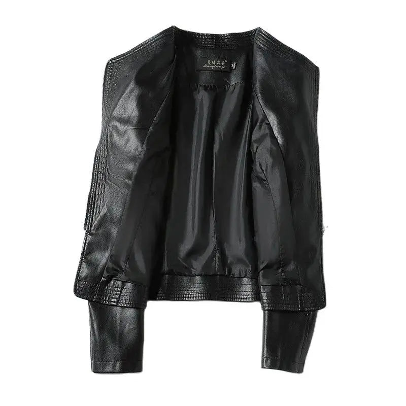 Autumn Winter Jacket Women Lady Outerwear Leather Blazer Coats