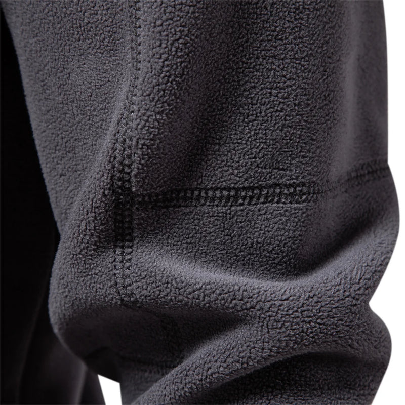 Thicken Warm Fleece Jacket for Men Zipper Neck Pullover Men's Sweatshirt Soft Shell Mens Jacket