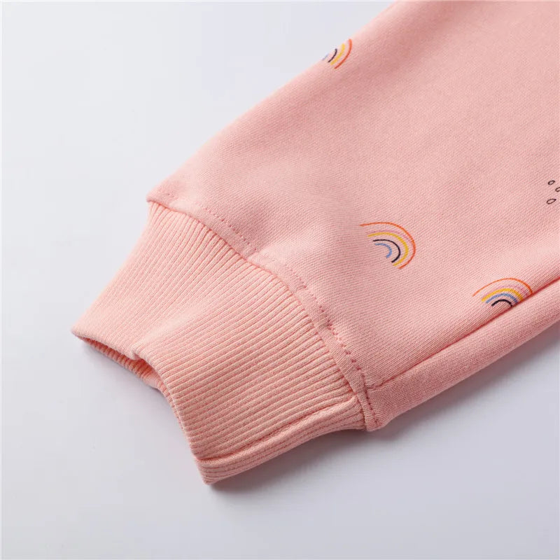 Girls Sweatpants for Autumn Spring Baby Animals Long Pants Drawstring Children's Clothing