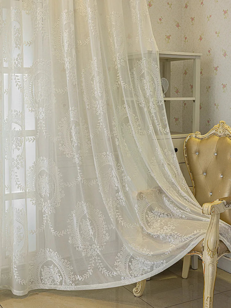 French Romantic Curtain Minimalist Curtain Luxury Decoration Curtains Bedroom Curtain