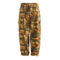 Men Camouflage Cargo Pants Autumn Winter Contrast Pocket Design Male Trousers