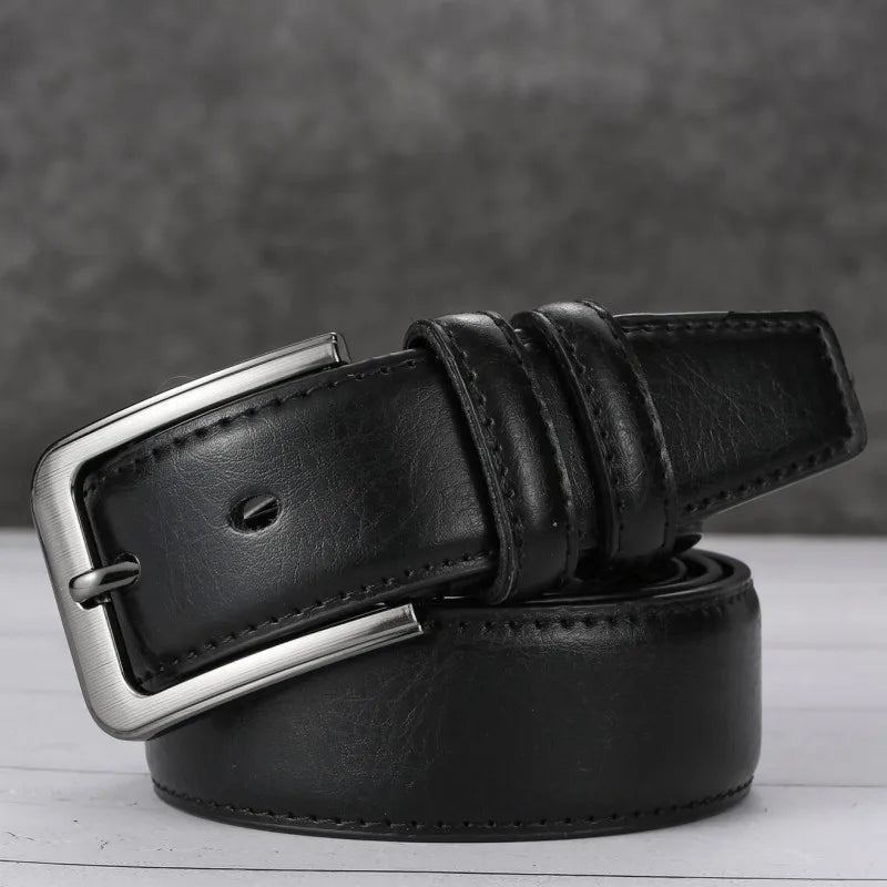 Men Leather Belt Trouser Waistband Casual Belts Men