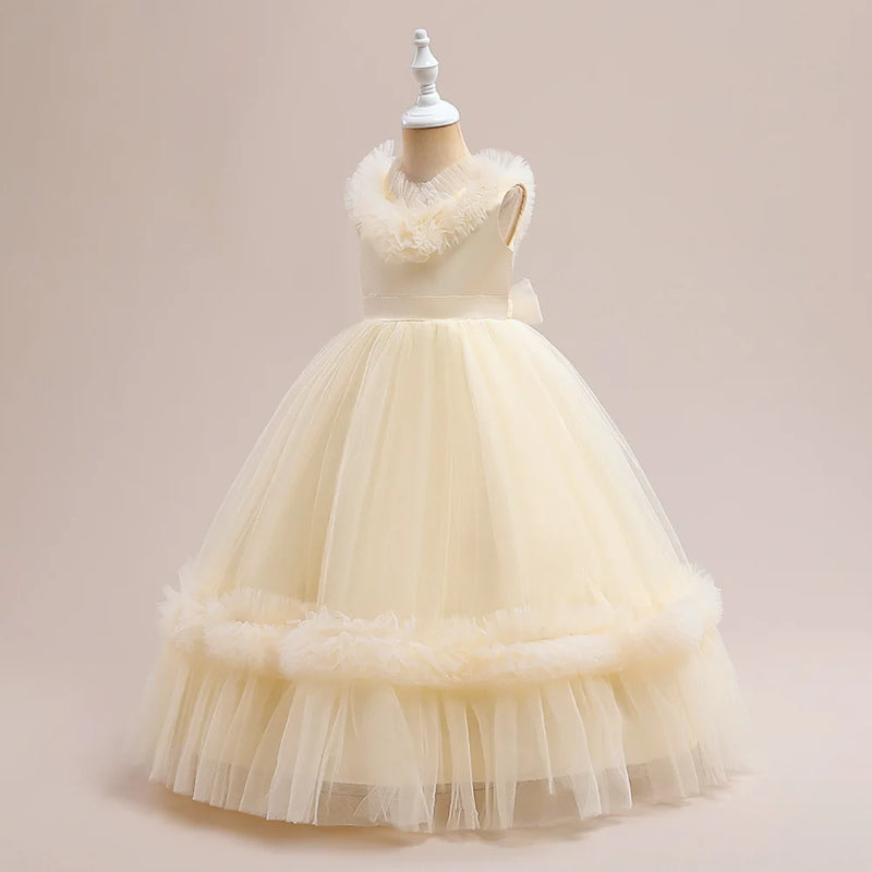 Baby Girl Princess Layered Dress Teens Child Wedding Pageant Birthday Baby Clothes