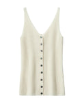 Cashmere Warm Halter Tops Women's Sleeveless Solid Camisole Undershirt Simple Bottoming Shirt