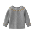 Newborn Baby Girls Knitted Sweatshirt Clothes for Autumn Winter Kids Sweater Top Clothing Classic