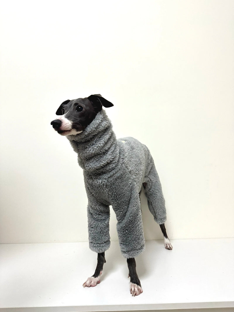 Italian Greyhound Double Side Warm Fleece Dog Coat Whippet Jammies Pajamas Jumpsuit in Winter