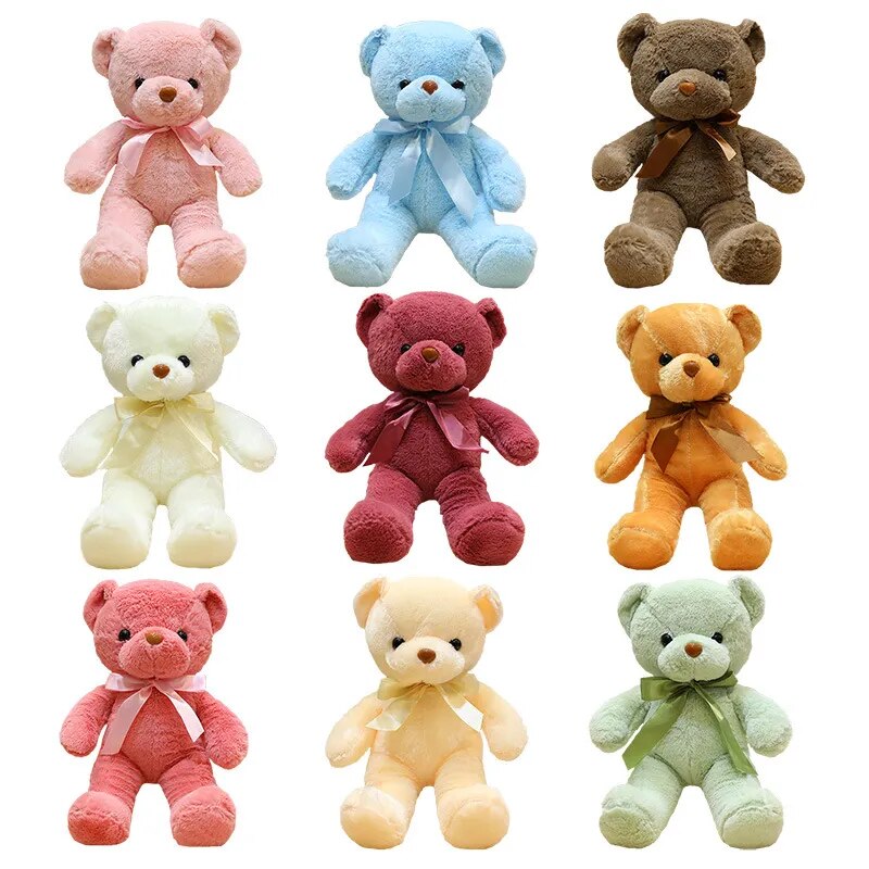 Cute Teddy Bear Living Room Sofa Doll Bear Pillow Doll Plush Toy Girl Birthday Holiday Gift