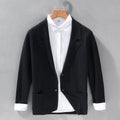 Natural Premium Suits Coat Simple Casual Basic Men's Blazer Comfortable Slim Fit Jacket Top