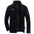 Army Military Jacket Men Cotton Stand Collar Autumn Winter Bomber Jacket Men