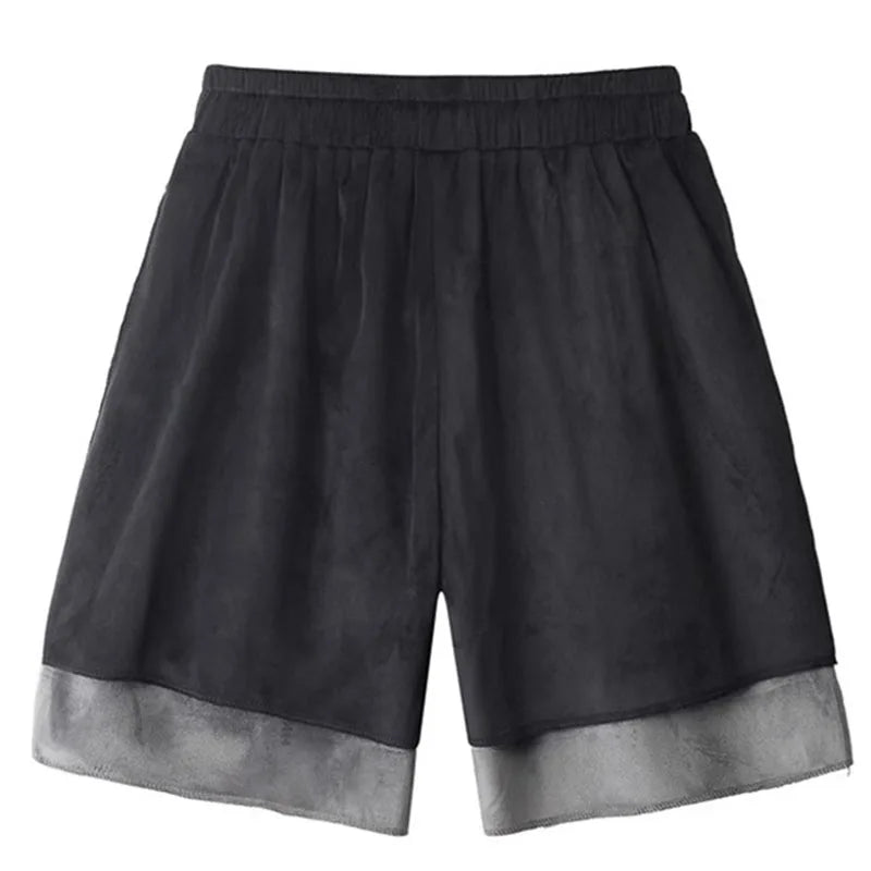 Men Shorts Loose Wide Leg Casual Shorts