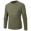 Sweater Mens O-Neck Pullover Slim Fit Knittwear Long Sleeved Sweaters Casual Autumn Winter Knitted Male Pullovers