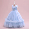 Baby Girl Princess Layered Dress Teens Child Wedding Pageant Birthday Baby Clothes