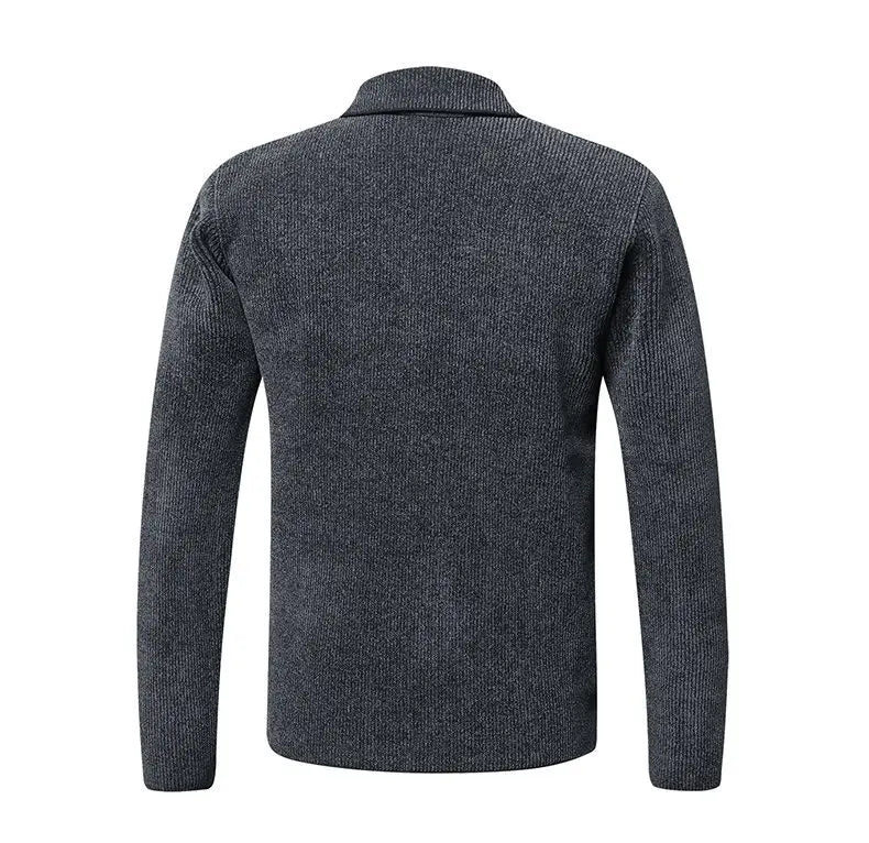 Men's Cardigan Knitted Jacket Versatile Male Tops