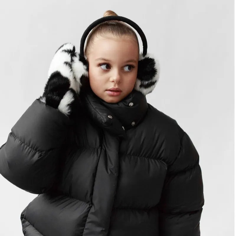 Baby Padded Jacket Thick Winter Child Coat  Warm Outwear Solid Baby Clothes 3-12Y