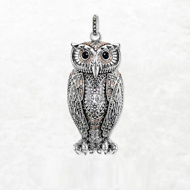 Pendant Owl Jewelry Europe 925 Sterling Silver Accessories Cute Soul Gift For Woman