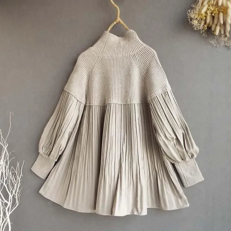 Women Sweaters Solid Loose Pull Femme Ins Autumn Winter Pullovers