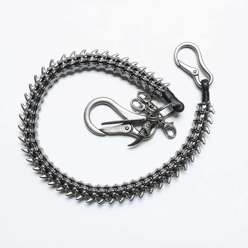 Men's Apocalypse Punk Simulated Waist Chain Personalized Retro Style Accessories Gifts for Men