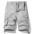 Summer Men's Cotton Cargo Shorts Casual Shorts Men Solid Outdoor Breathable