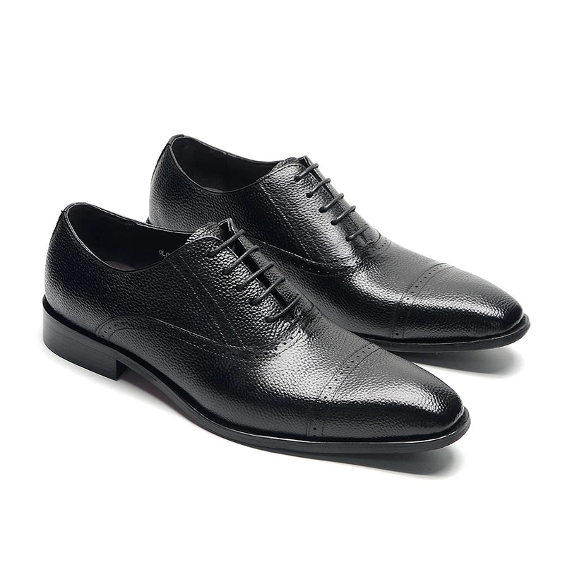 Elegant Handmade Genuine Leather Men's Dress Shoes Oxfords Formal Shoe for Men