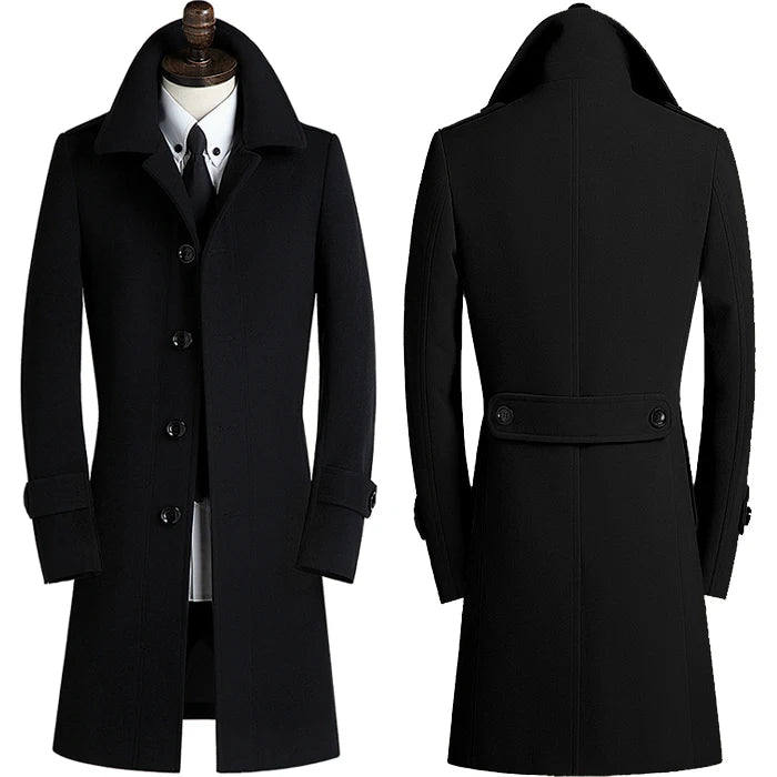 Men Clothing Coats & Jackets Wool & Blends for Men Obese Overcoat Wool Coat