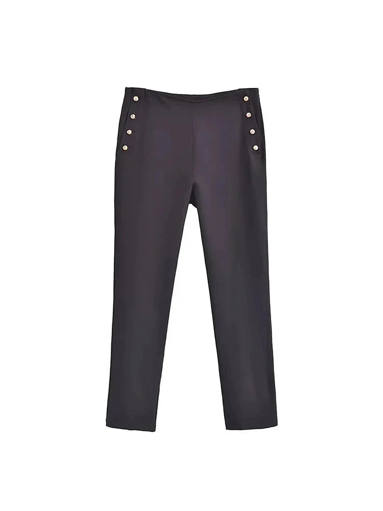 Spring Autumn Black Pants Woman Pants For Women Slim Pants Women's Trousers