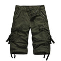 Summer Cargo Shorts Men Casual Workout Military Army Men Shorts Multi-pockets Calf-length Short Homme Men Clothing