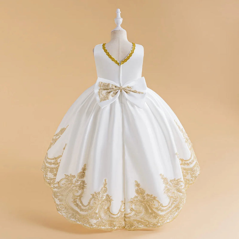 Dress For Girls Princess Dress Children Costumes Embroidery Birthday Dresses Girl Wedding Gown