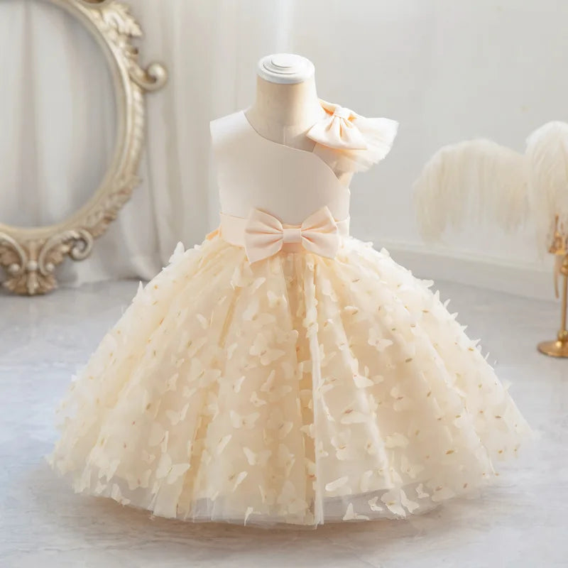 Newborns baby girls princesses Christmas dresses girl baptismal childrens clothing one-year birthday wedding bridesmaid dresses