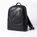 Genuine Leather Men Backpacks Real Natural Leather Student Backpack Luxury Computer Laptop Bag