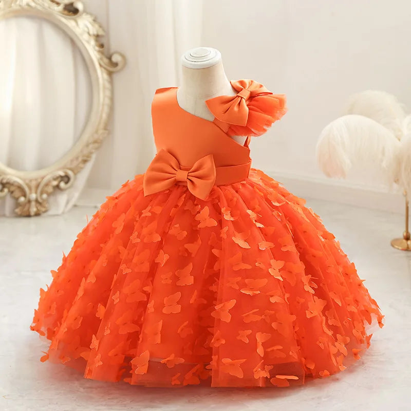 Newborns baby girls princesses Christmas dresses girl baptismal childrens clothing one-year birthday wedding bridesmaid dresses