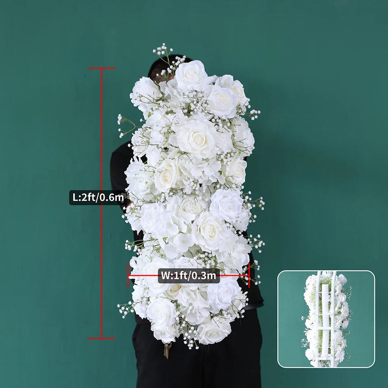 Flower Runner for Event Decorations Wedding Floor Gypsophila Flowers Customized