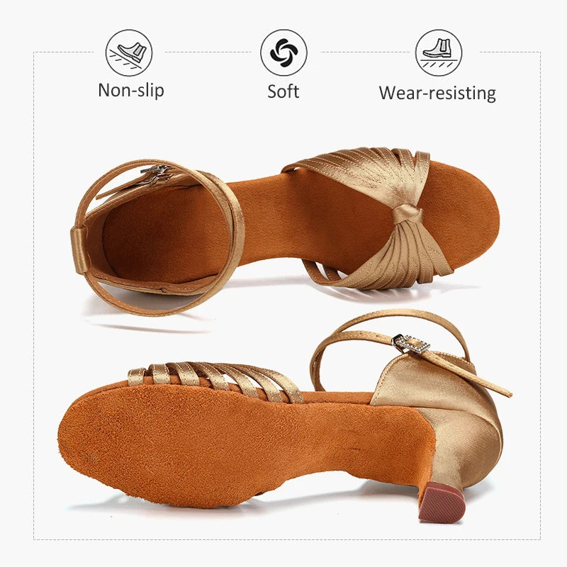 Standard Latin Shoes Latin Shoes Woman Shoes With Heels for Women Elegant Competition