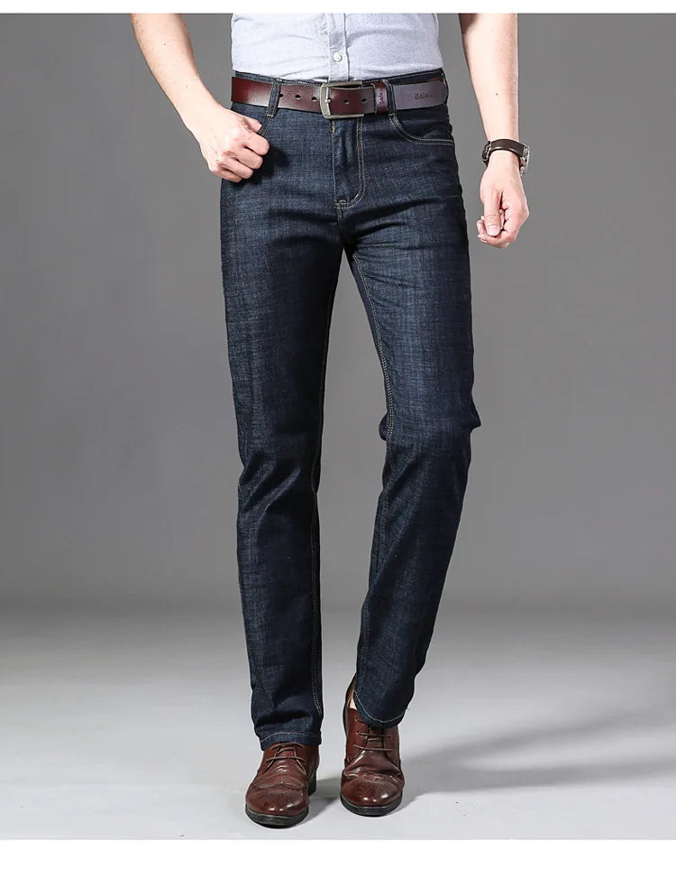 Men Jeans Denim Pant Straight Trousers