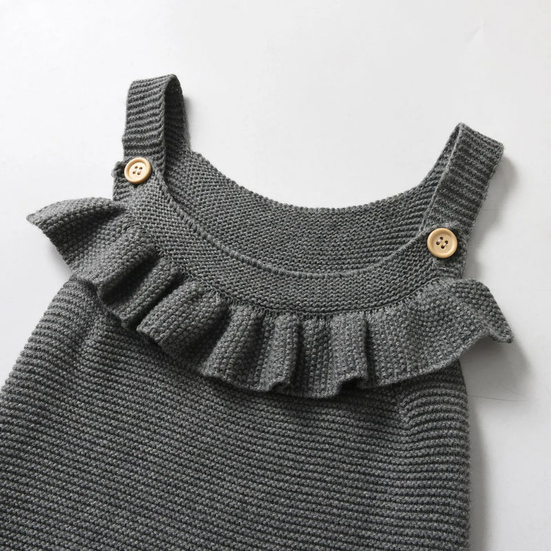 Toddler Newborn Baby Girl Autumn Winter Outfit Knit Bodysuit