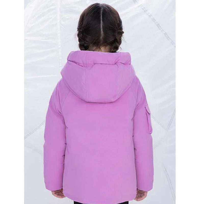 Coat Thicker Warm Hooded Down Jacket For Cold Winter Boys Girls