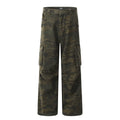 Retro Multi-pocket Camouflage Cargo Pants Men's and Women's Tactical Pants