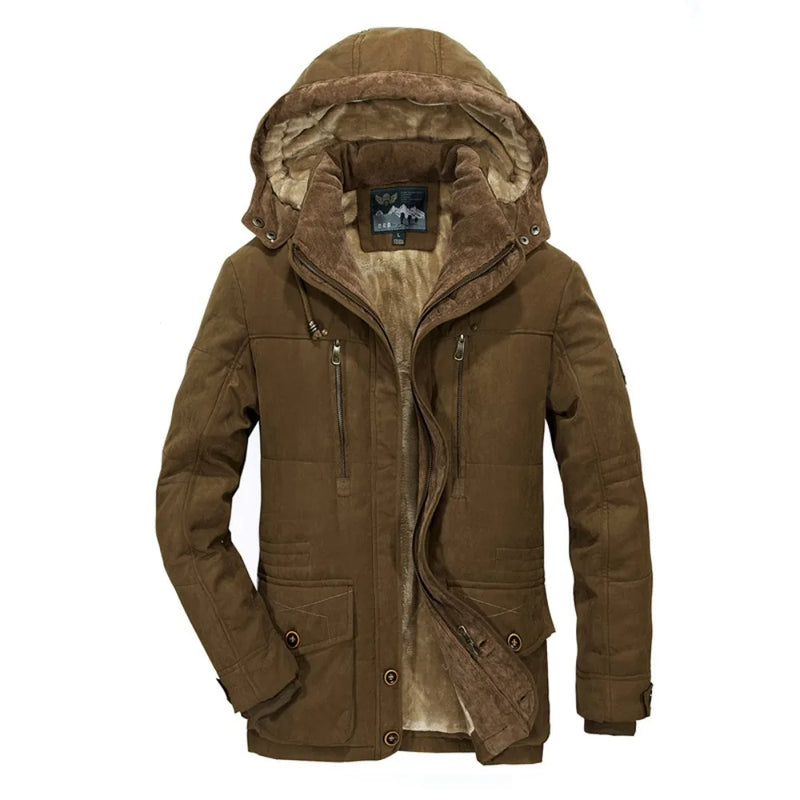 Winter Jacket Men Outwear Windbreaker Military Fur Plush Men Thicken Fleece Clothes winter jacket men