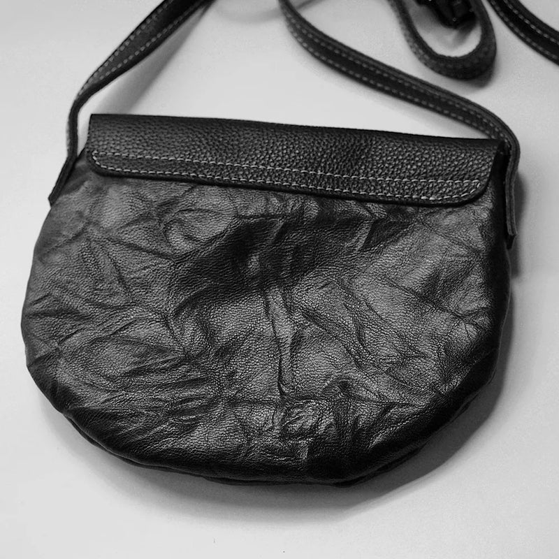 Handmade small semi-round bag single shoulder bag  women bag