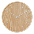 Household mute wall clock living room bedroom simple modern wall watch wooden